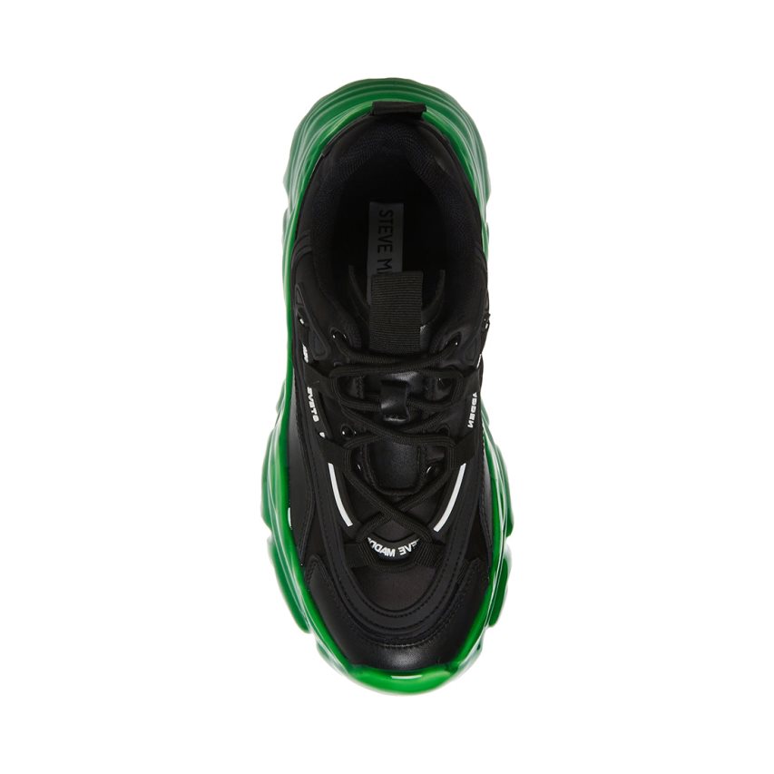 Zapatillas Steve Madden Revel Mujer Negras Verde | ES SLE940